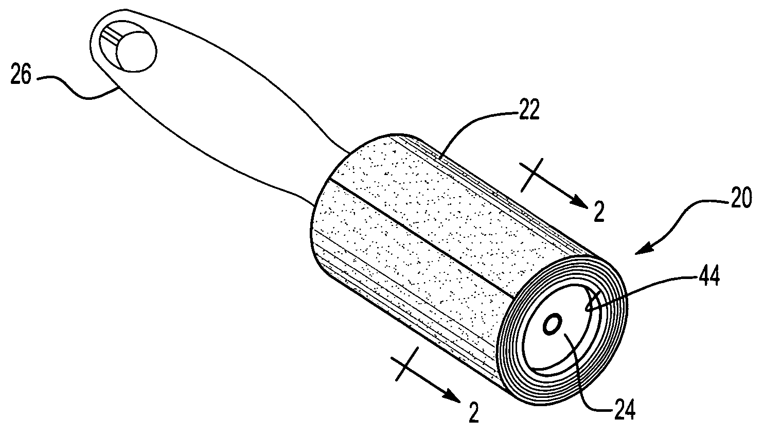 Adhesive roller