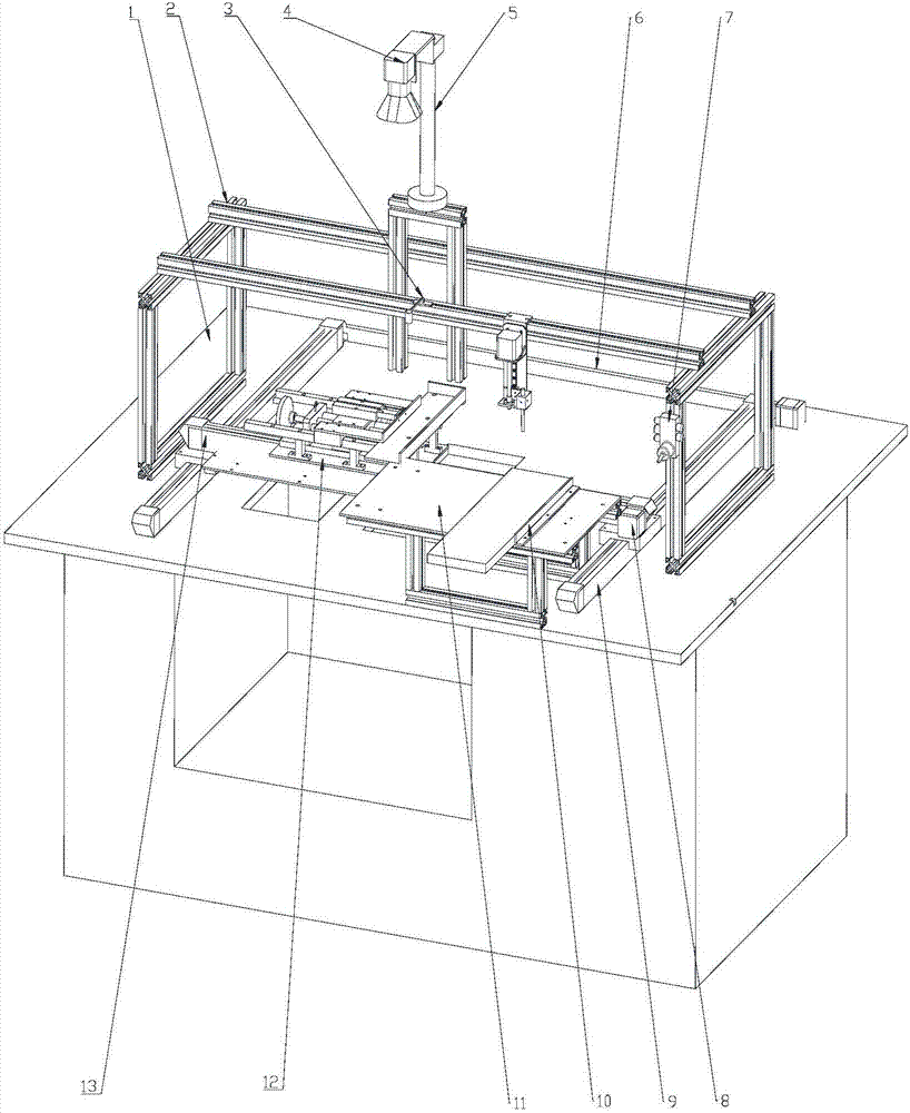 Device and method for online analysis and detection of mechanical property of solid wood board by utilizing laser measurement fiber angle