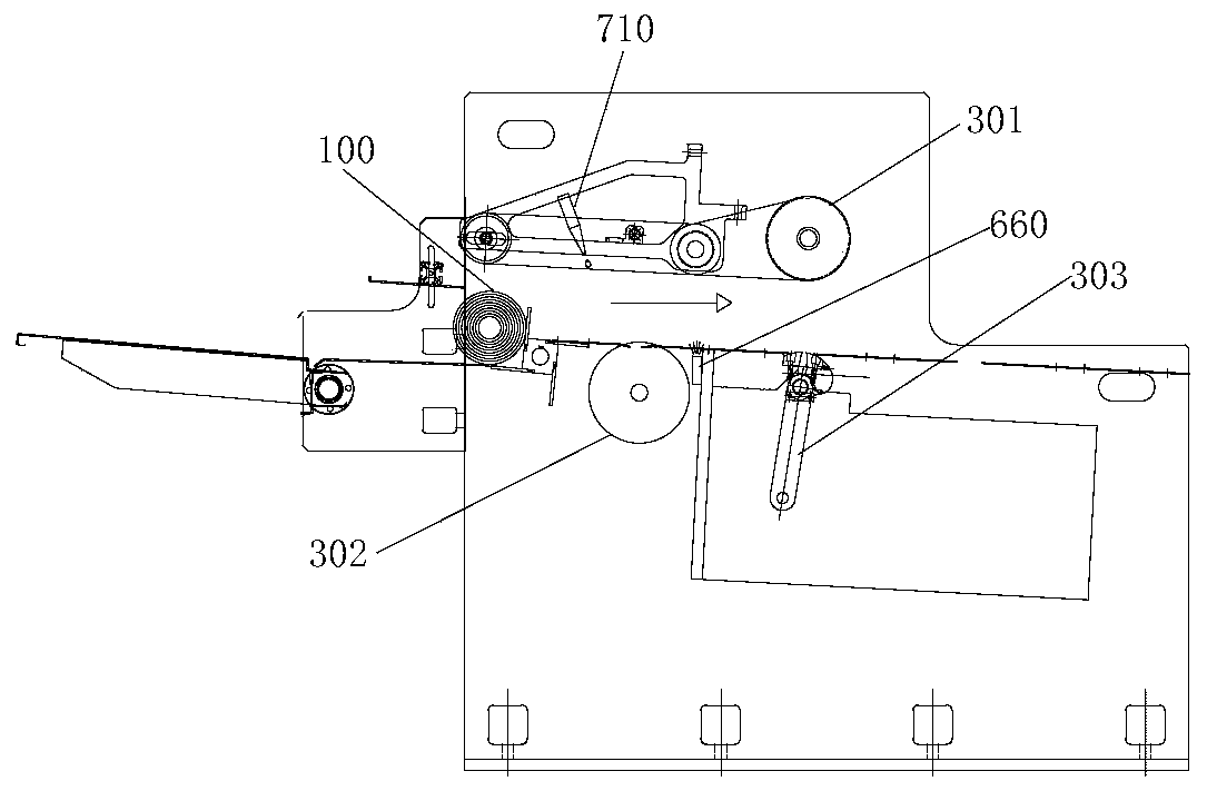 Method and device for positioning paper roll tail before paper cutting