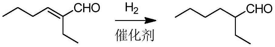 A kind of catalyst, its preparation method and the preparation method of 2-ethylhexanal