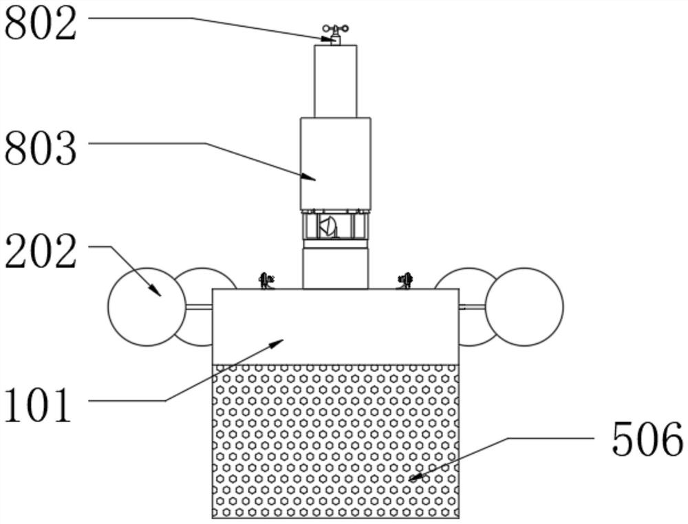 Marine ecology monitoring device and working method thereof