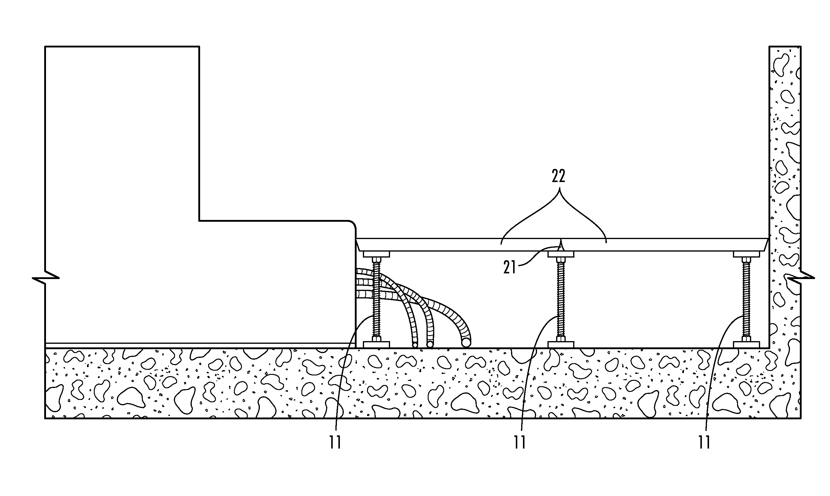 Non-magentic access floor system for use in electronic imaging rooms