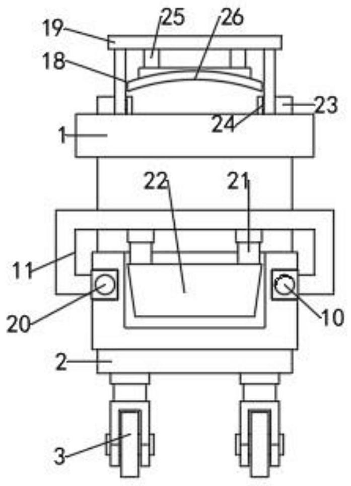 Agricultural forage chopping treatment device