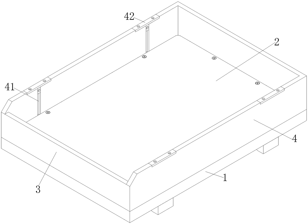 Turnover box and transfer device of turnover box