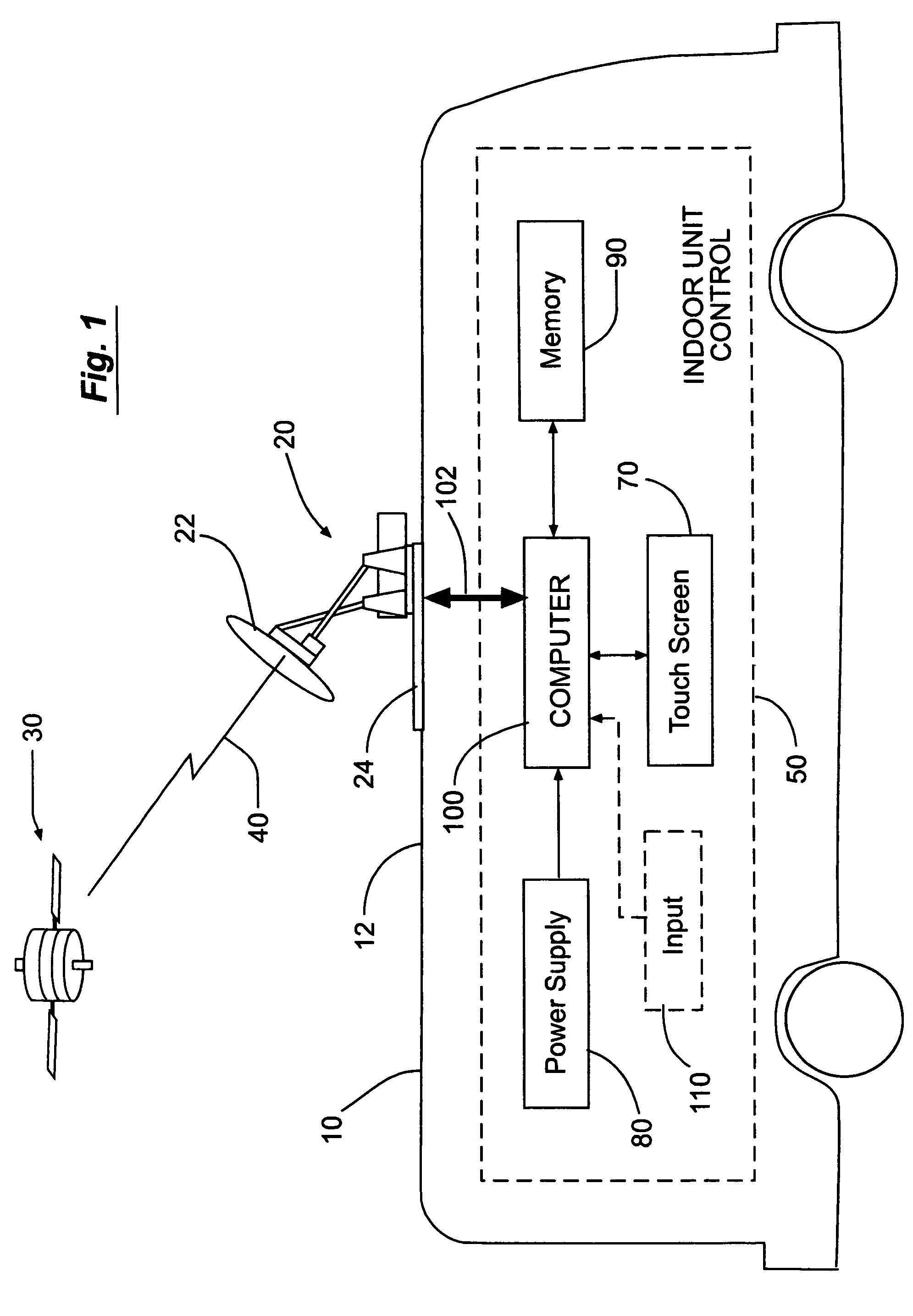 Quick release stowage system for transporting mobile satellite antennas