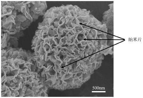 Preparation method of molybdenum disulfide material used for sodium lithium battery anodes