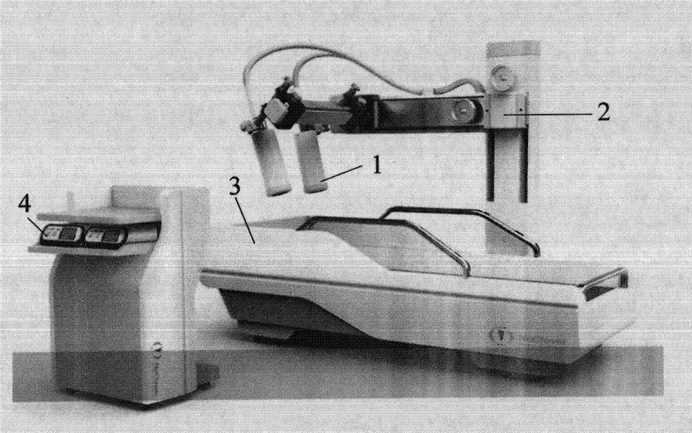 Lung counter measuring system