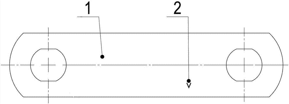 Step chain same-side assembling method