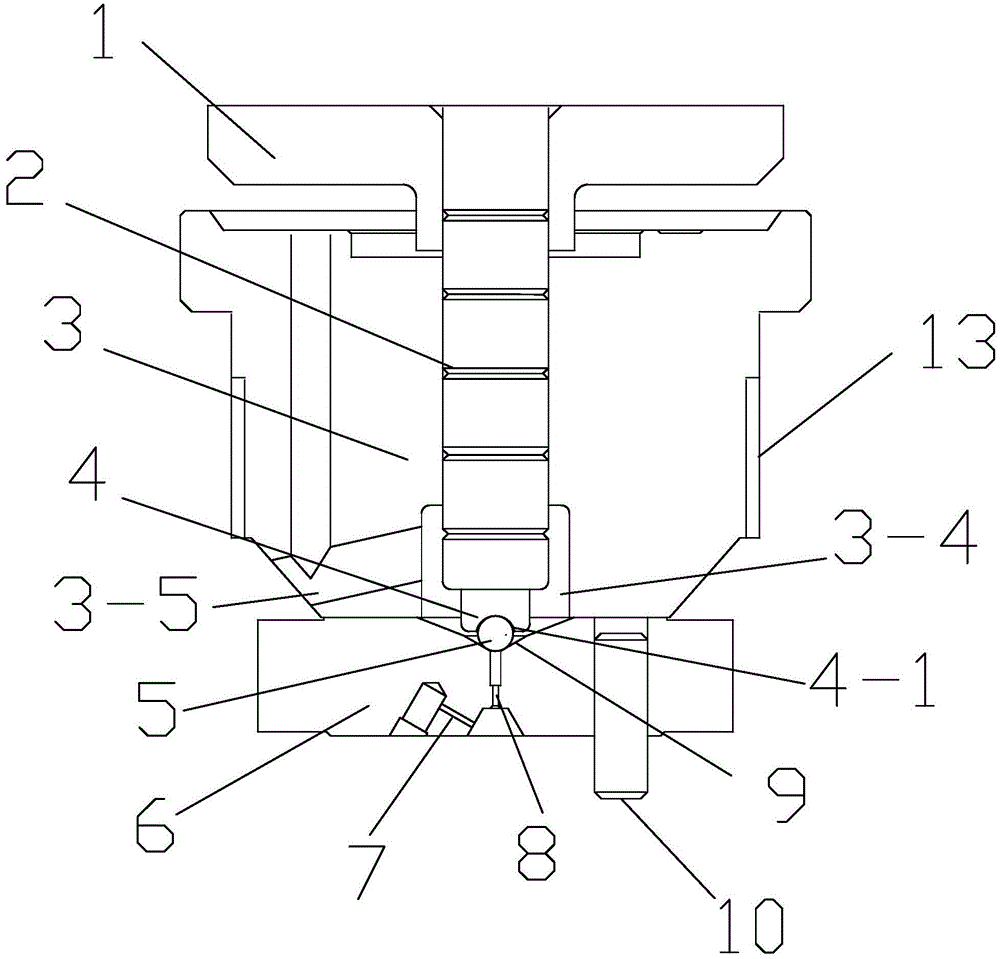 Integral control ball valve for common rail injector