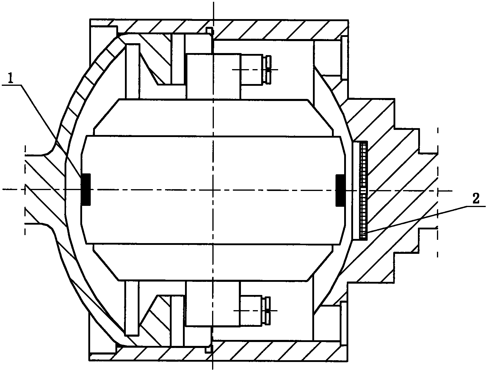 Automatic detection device for motor