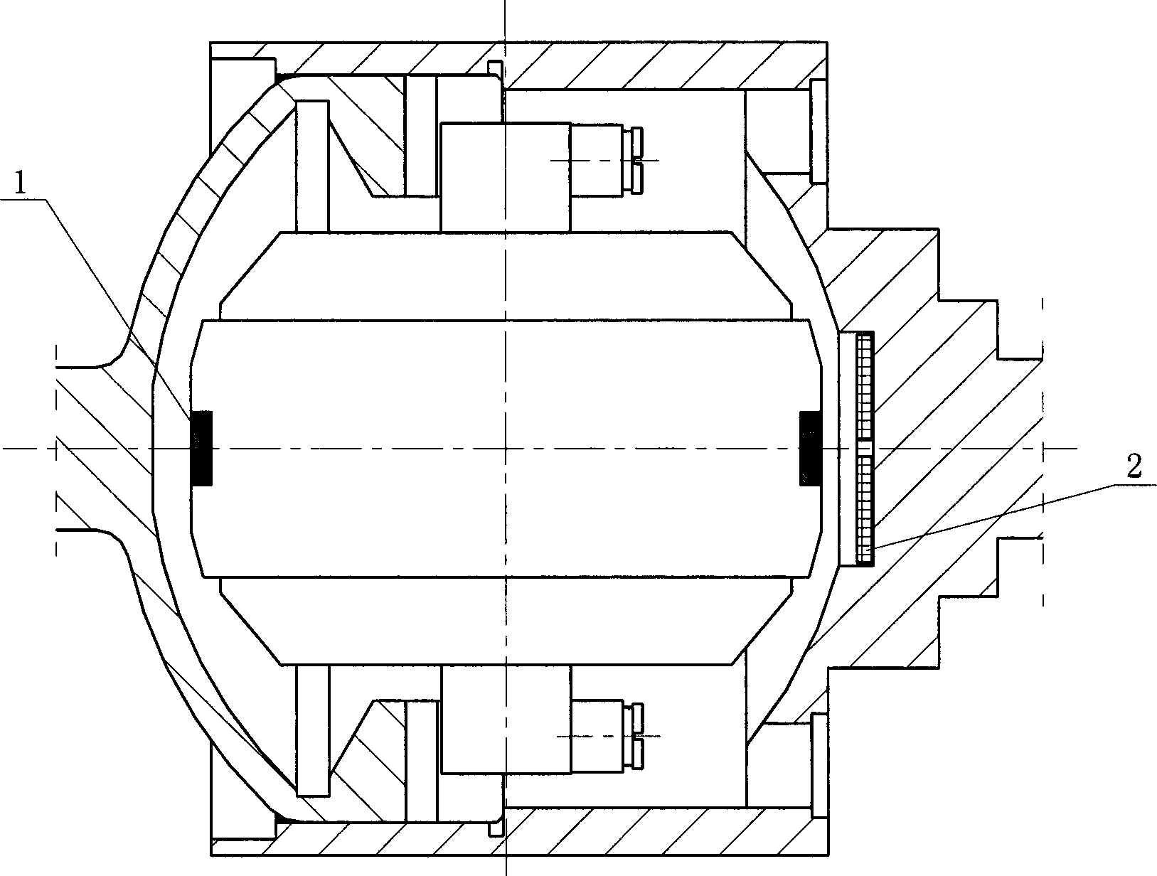 Automatic detection device for motor