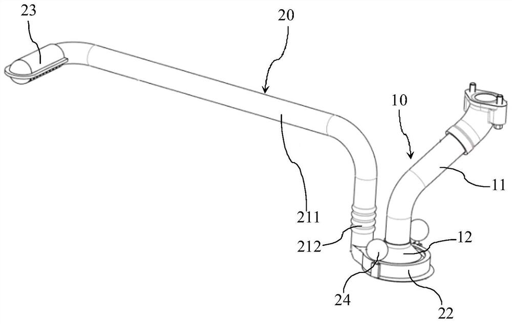 Engine oil suction filter and engine with same