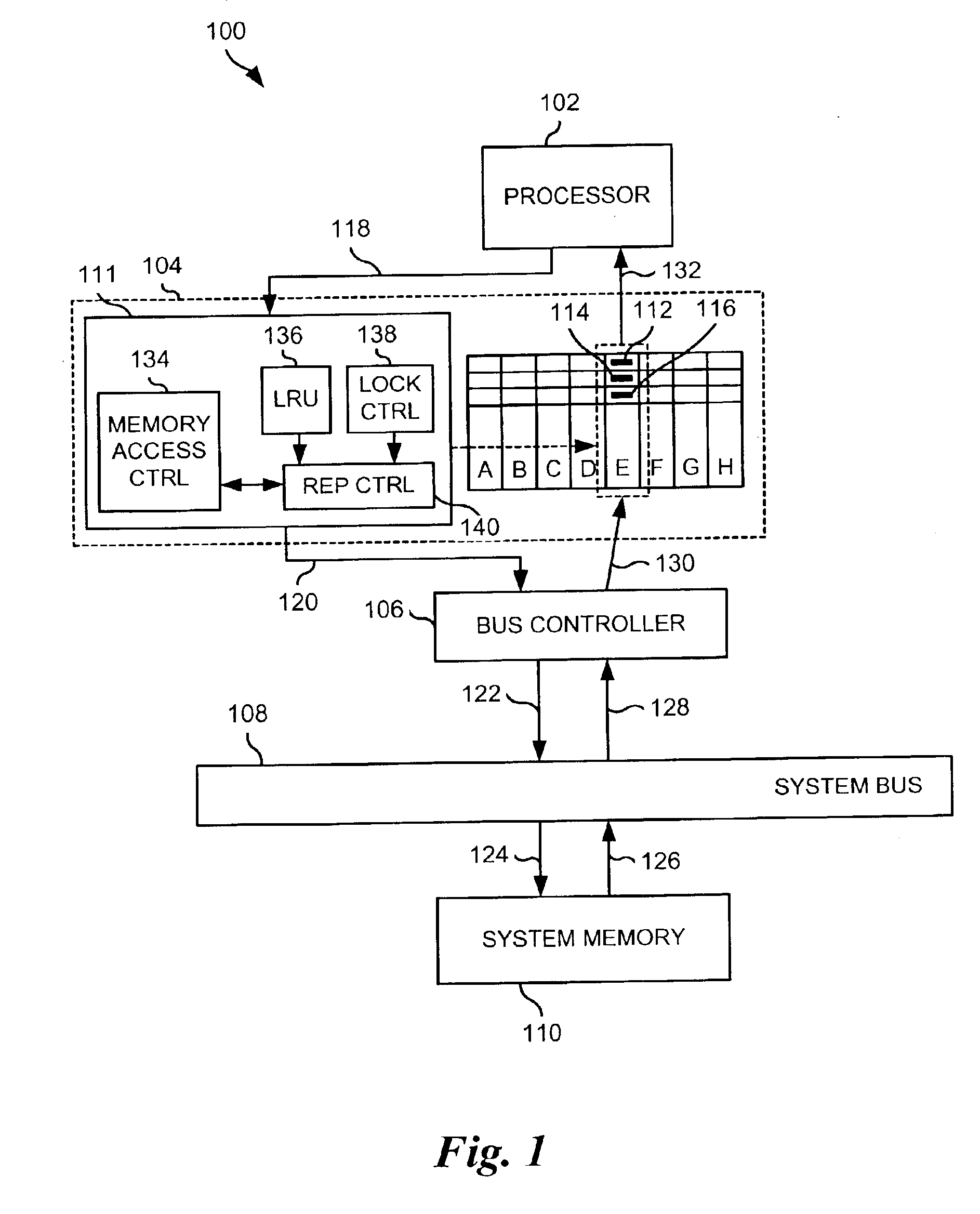 System and method for identifying and accessing streaming data in a locked portion of a cache