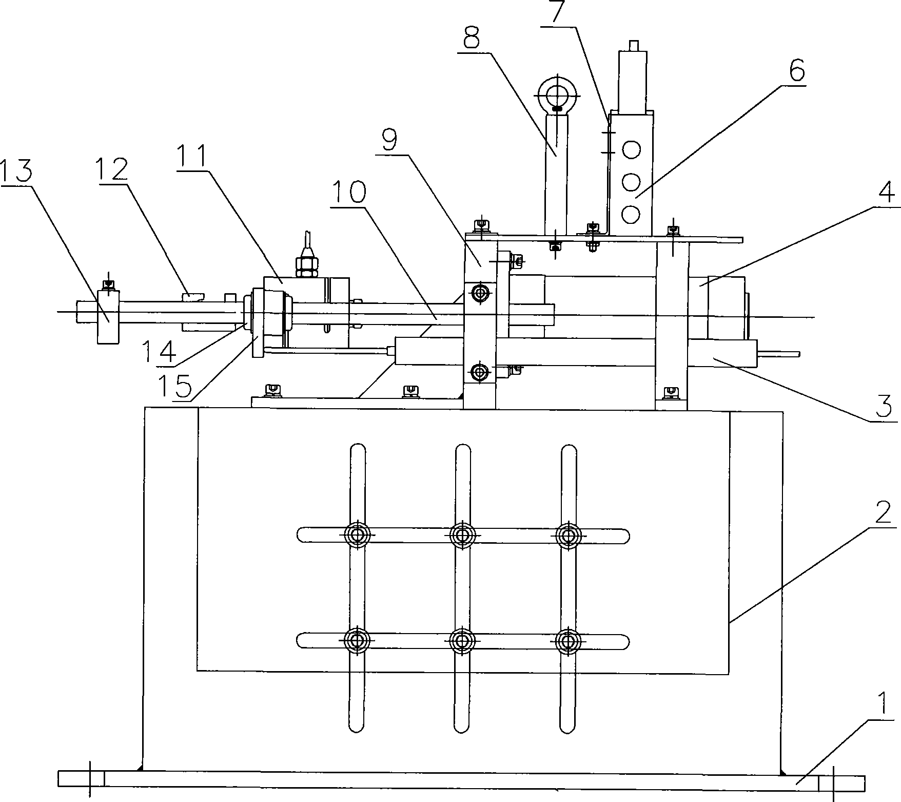 Parking tensile force simulating device of vehicle