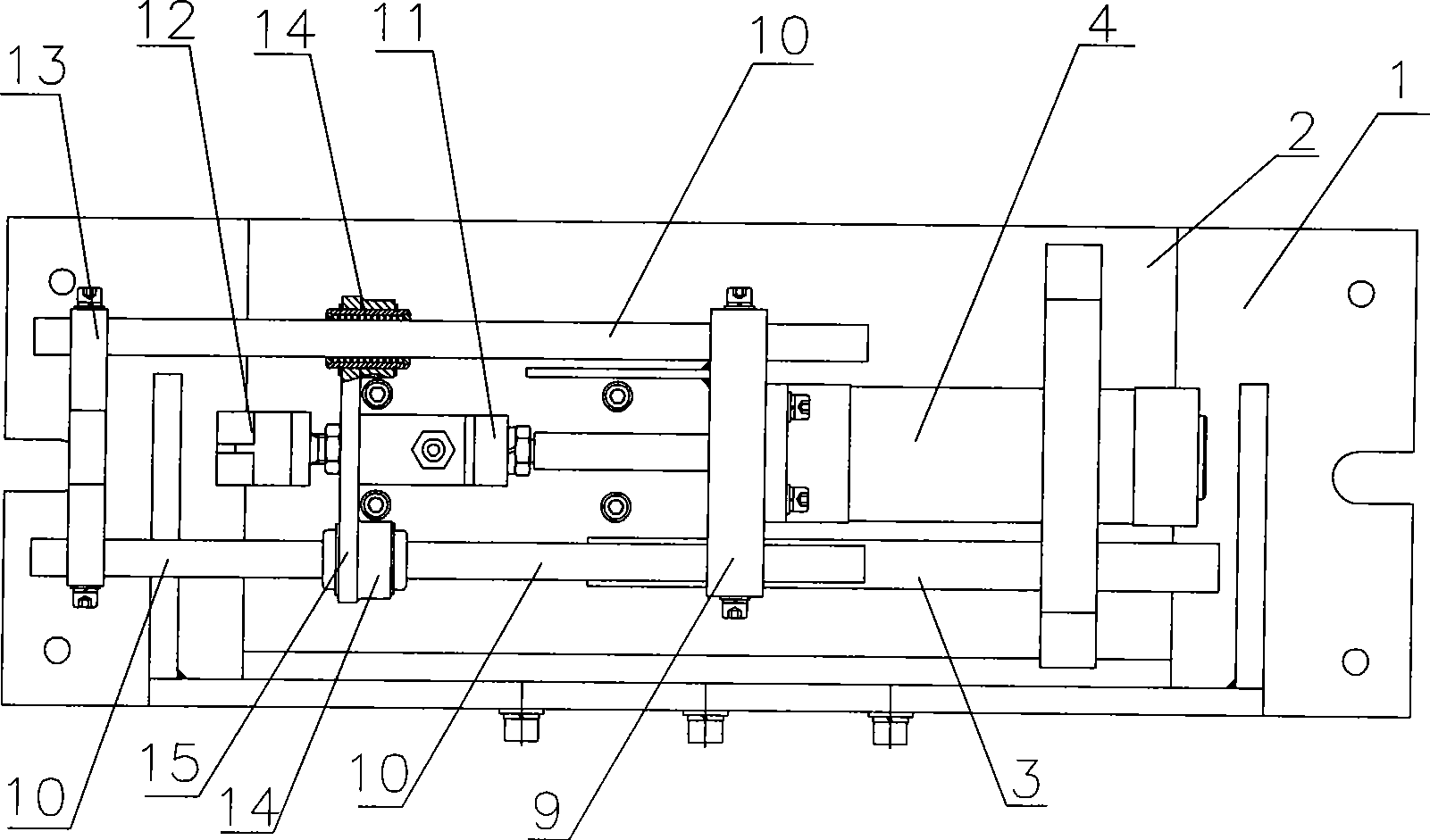 Parking tensile force simulating device of vehicle