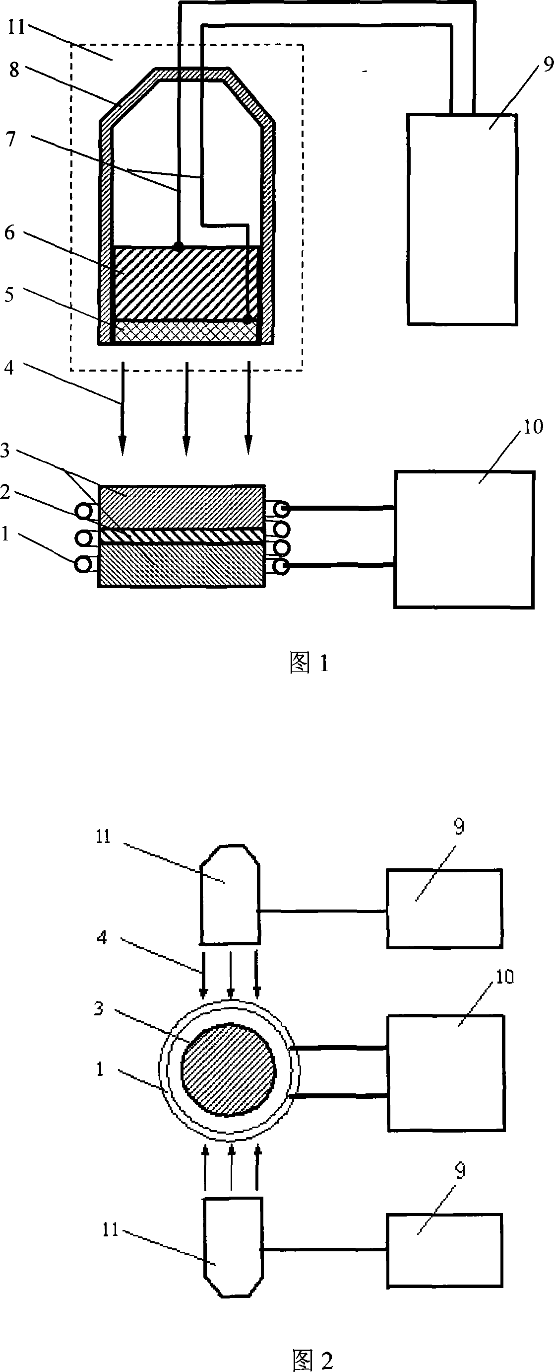 Induction brazing device and method thereof