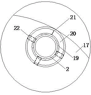 Combined steel pipe pile for reducing wave force and seawater corrosion