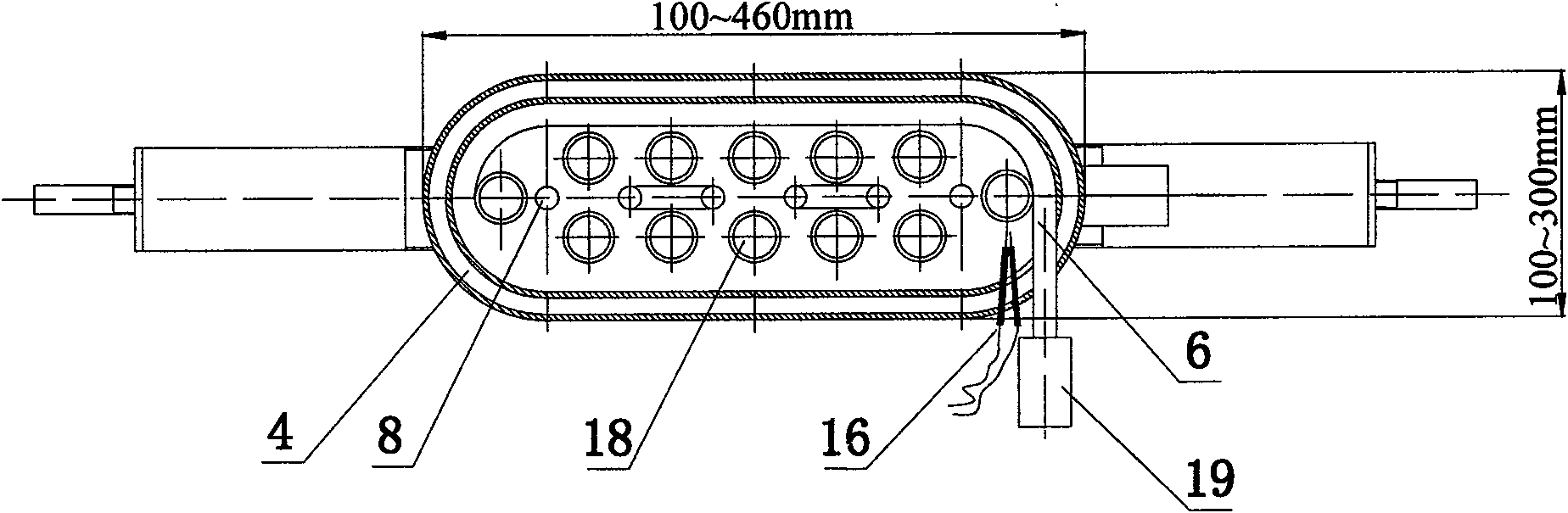 Porous-medium gas hot water heater