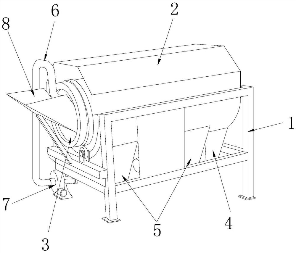 A municipal solid waste sorting machine