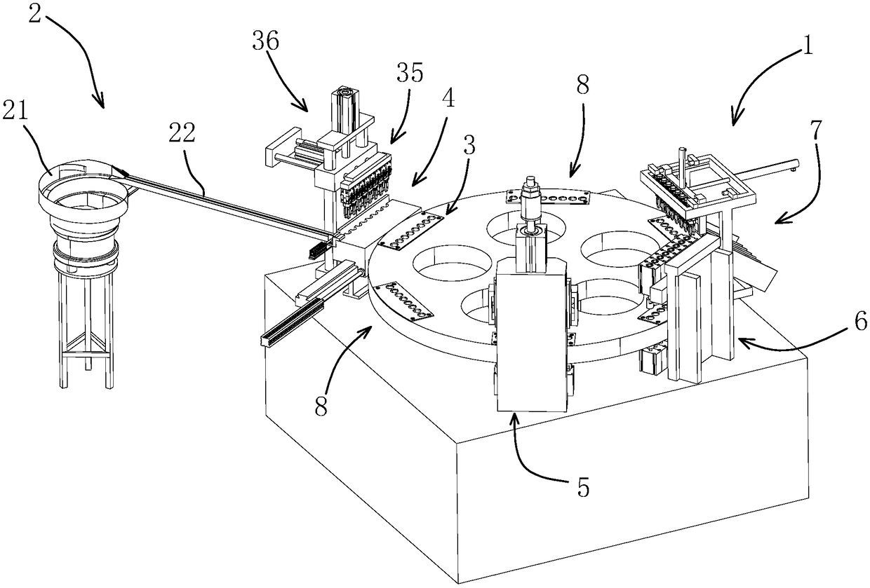 A lotion pump testing machine