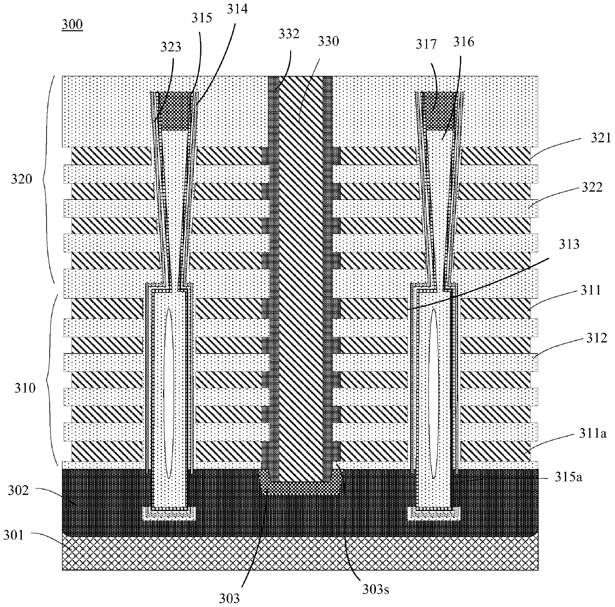 Method for forming three-dimensional memory and three-dimensional memory