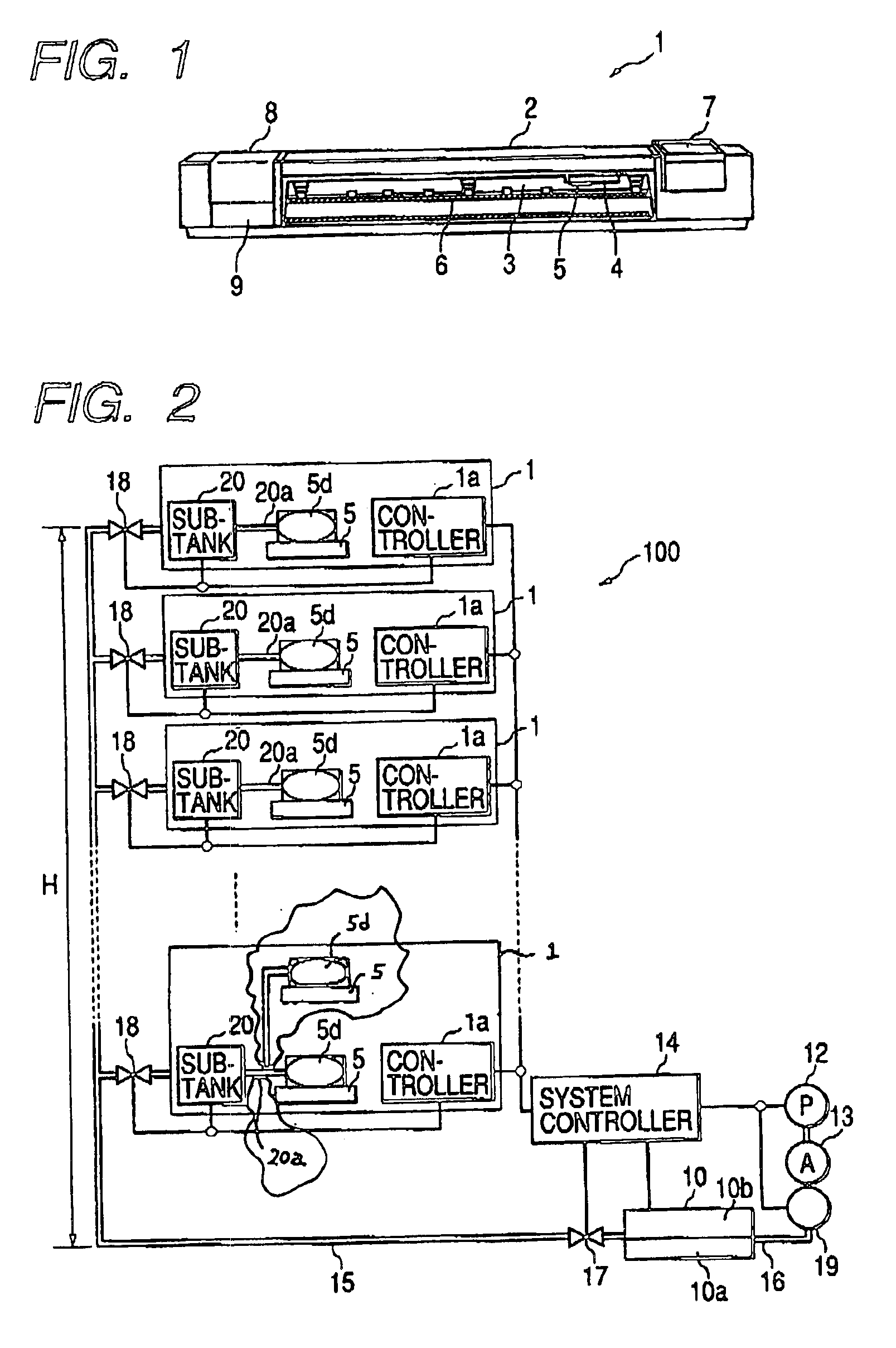 Ink jet recording apparatus, control and ink replenishing method executed in the same, ink supply system incorporated in the same, and method of managing ink amount supplied by the system