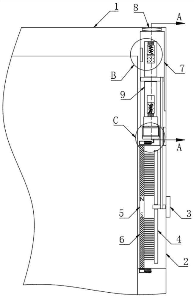 Heat dissipation structure of outdoor substation box of 5G communication base station