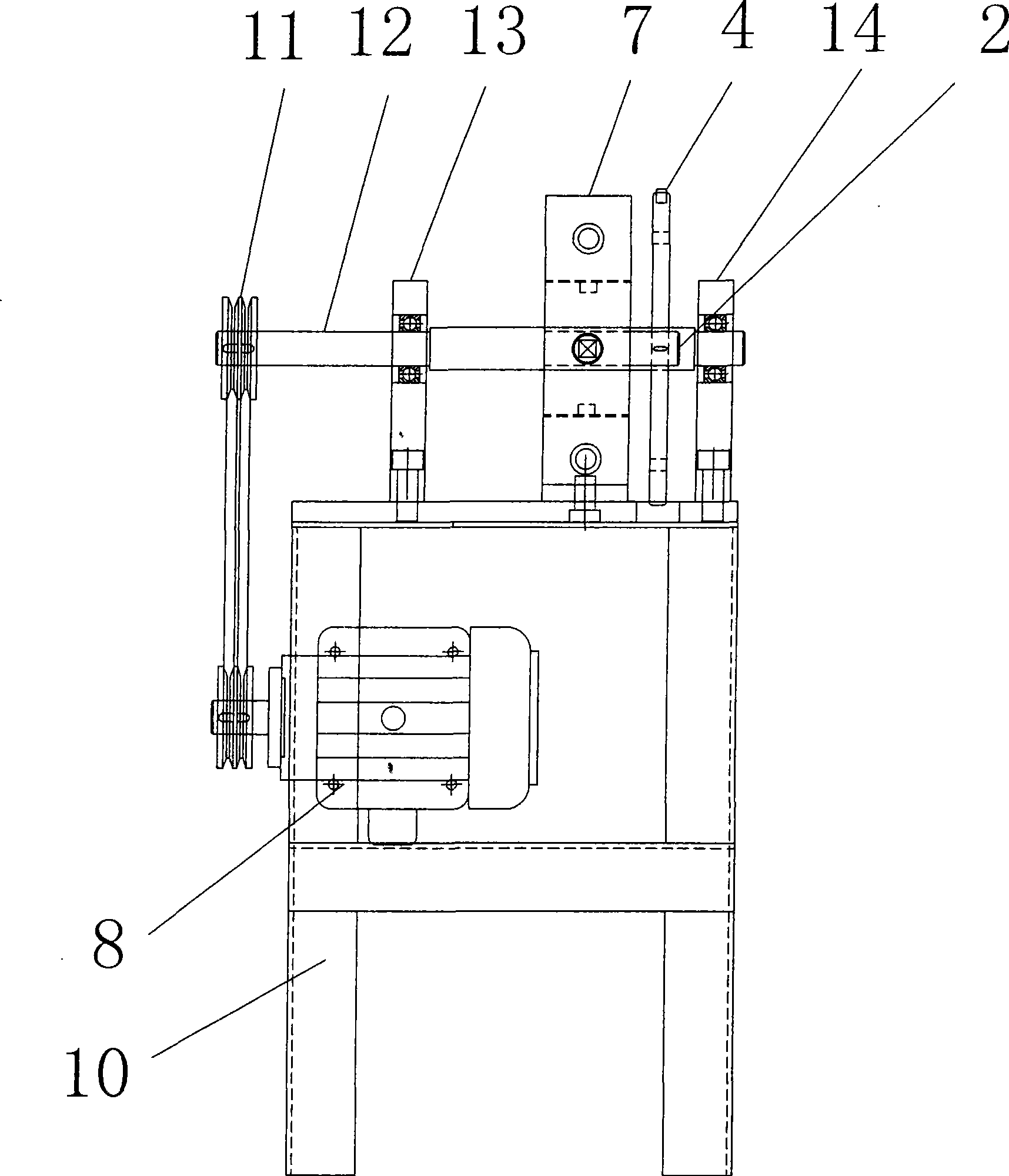 Rolling carving machine for metal pipe fittings