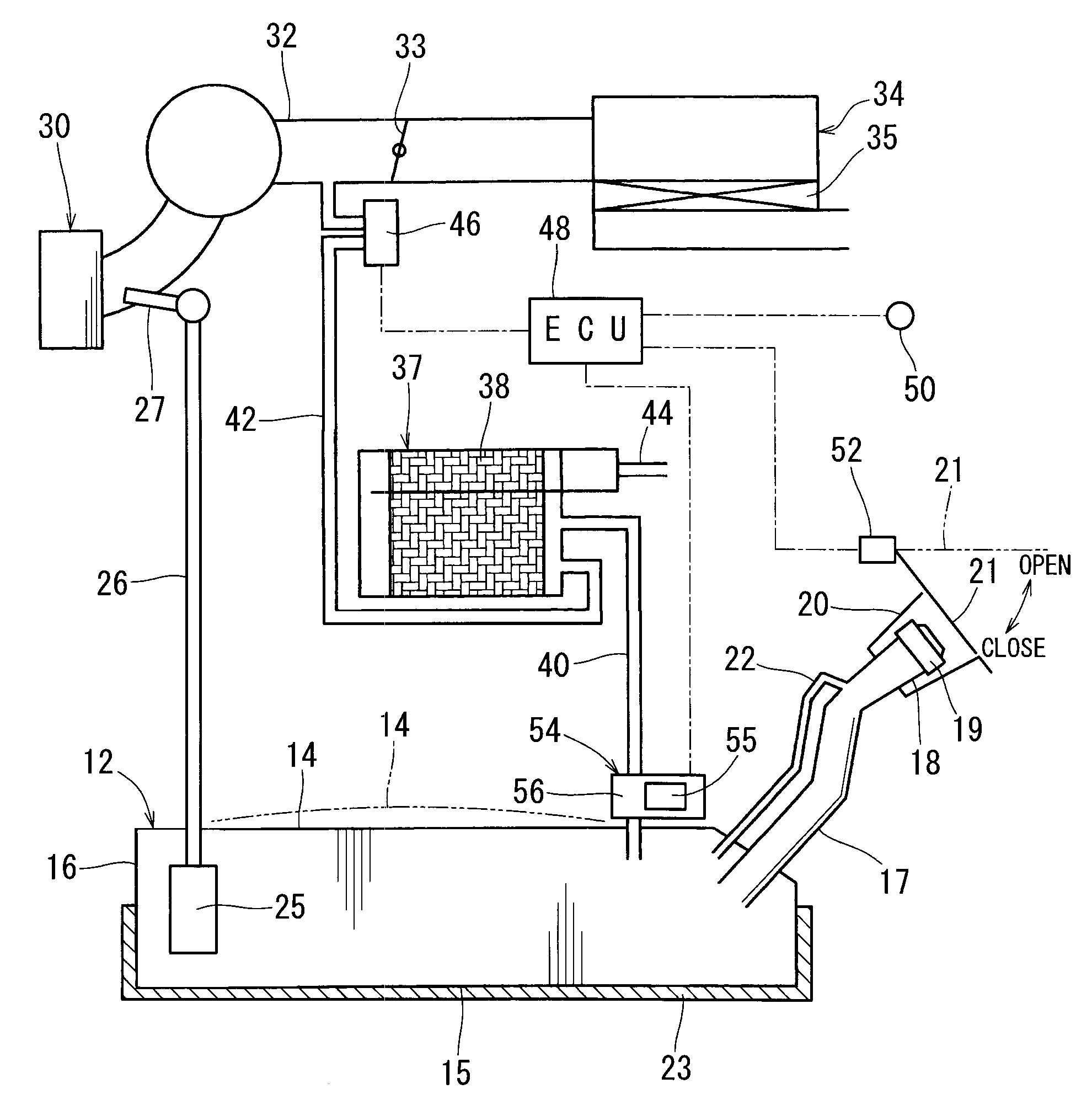 Fuel vapor control devices