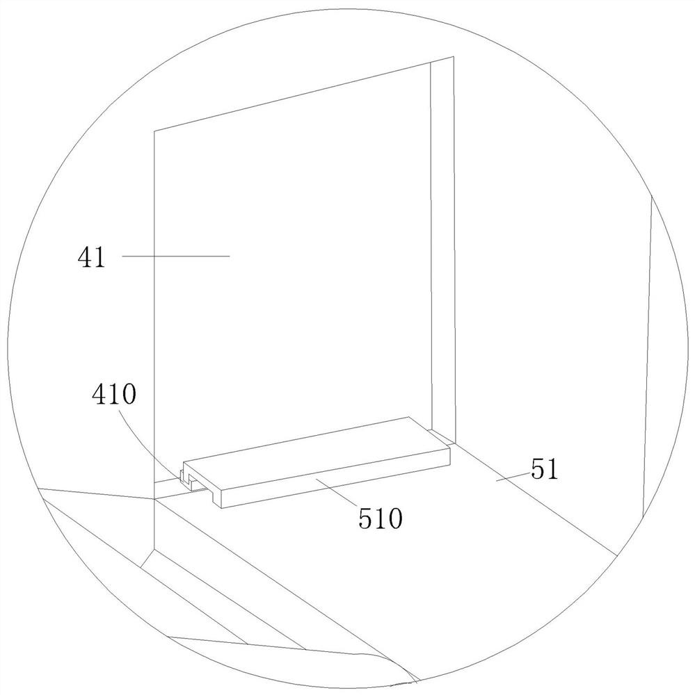 Escape stair for outer wall