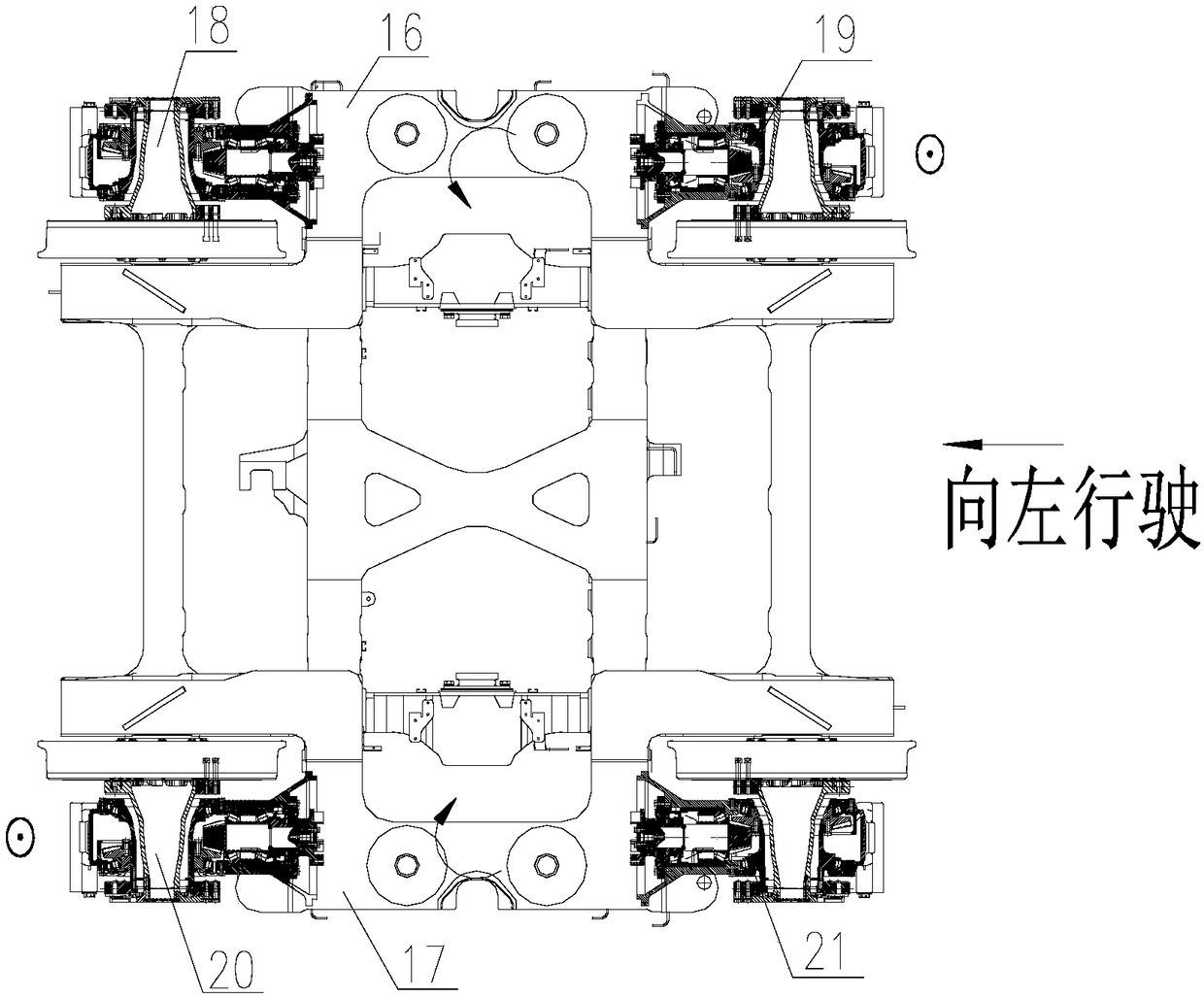 Rail vehicle anti-overturning method, driving brake system and rail vehicle