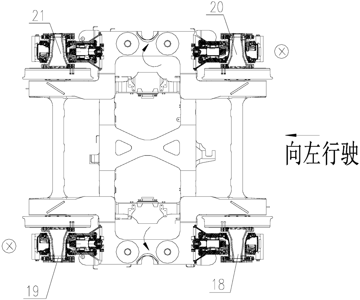 Rail vehicle anti-overturning method, driving brake system and rail vehicle