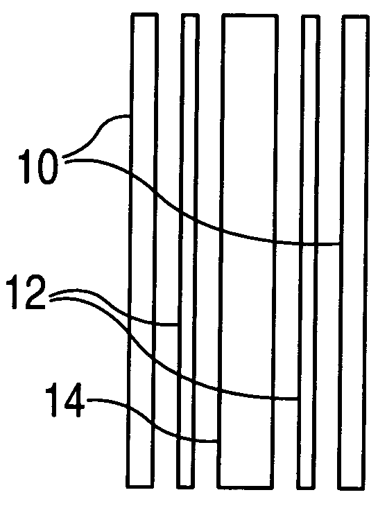 Laminate materials for furniture and furniture pieces incorporating the same