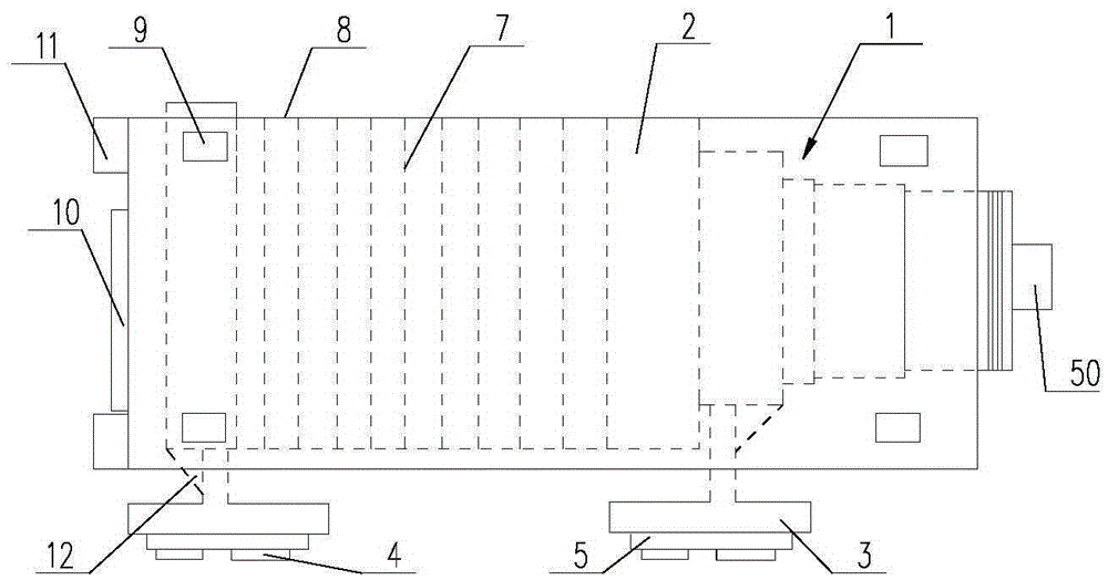 Threshing power device with heat dissipation function