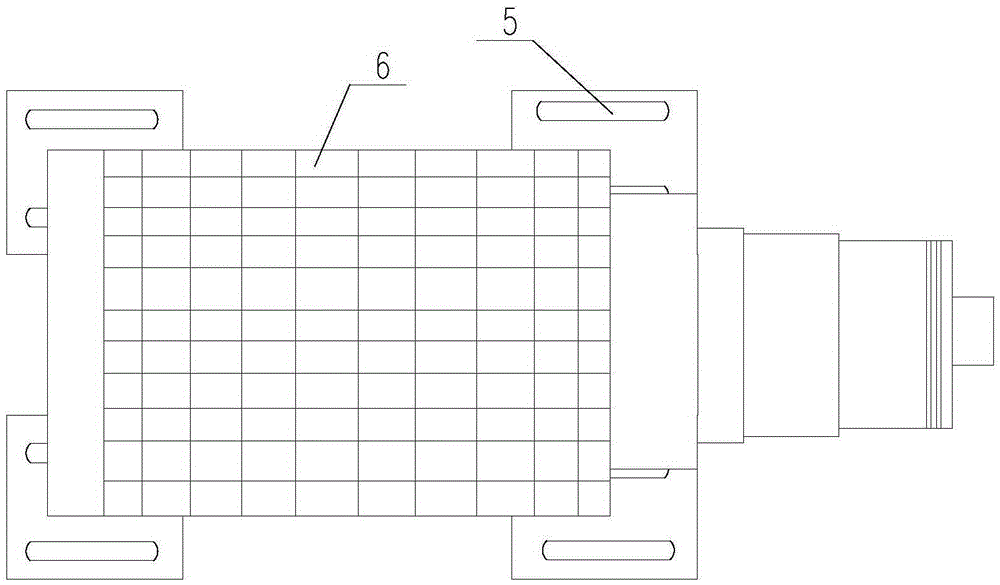 Threshing power device with heat dissipation function