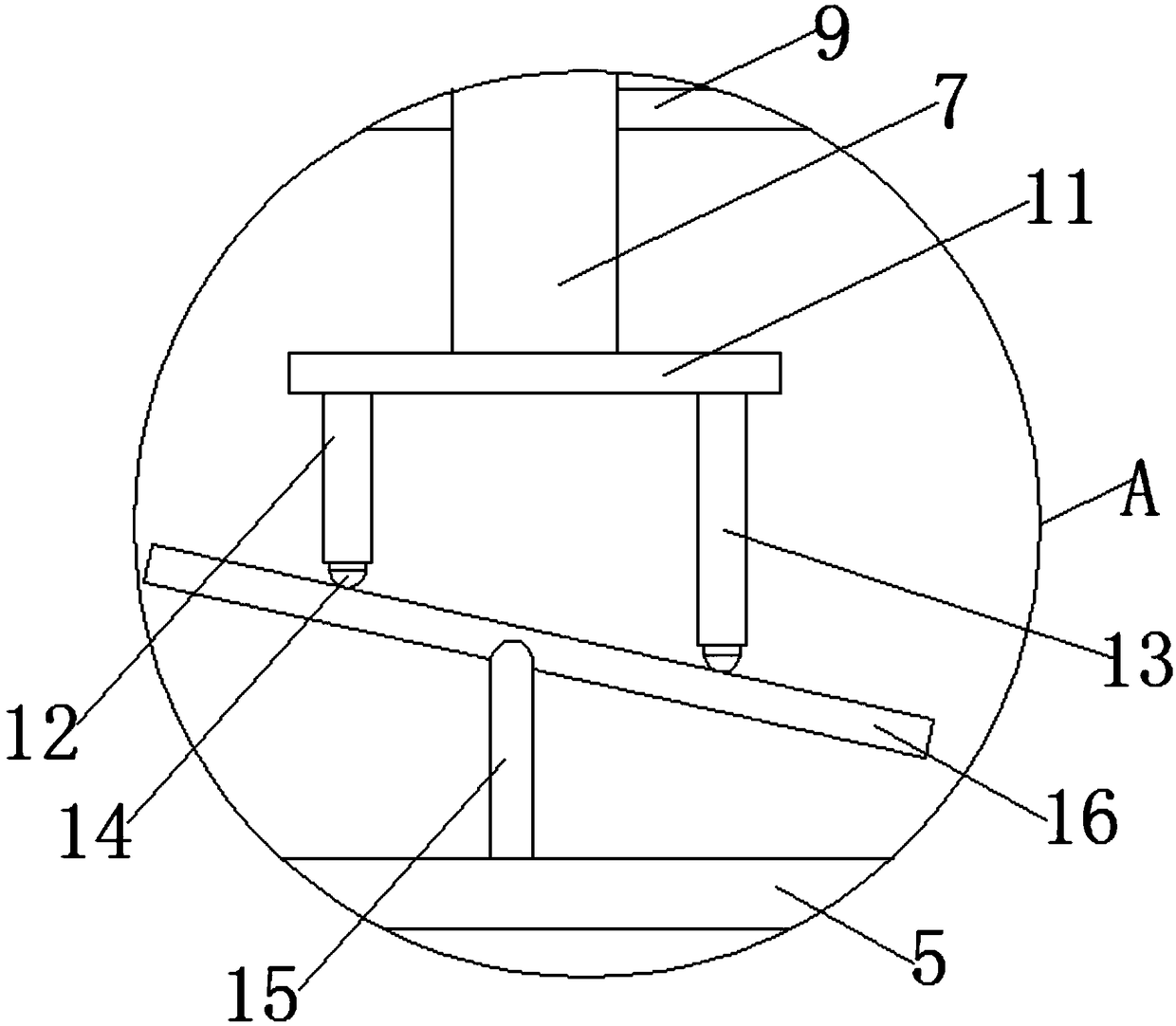 Glue mixing mechanism of laminating machine