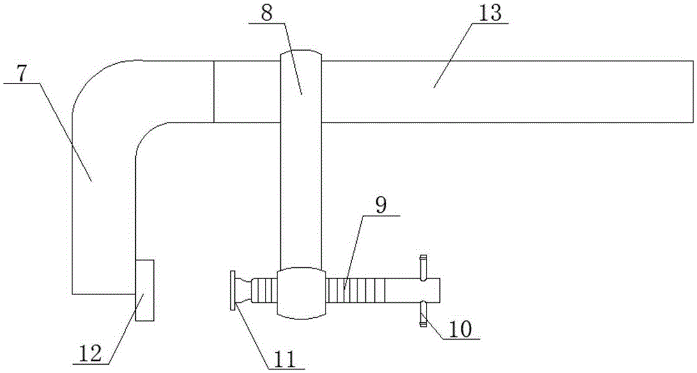 Novel hand screw clamp