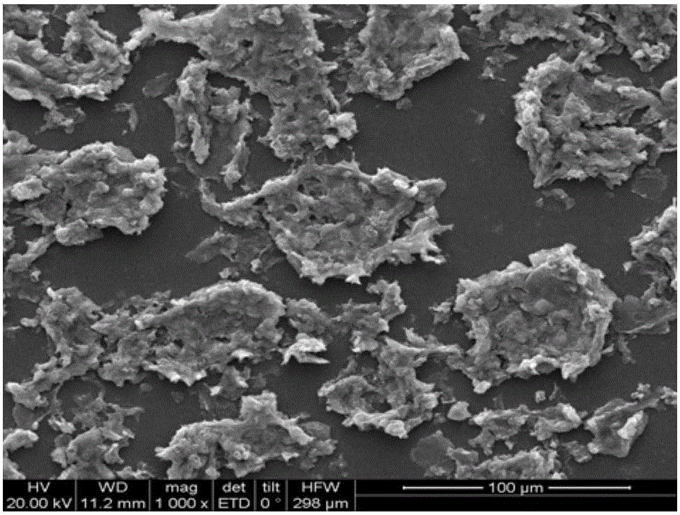 Thiourea dioxide reduced magnetic graphene oxide as well as preparation method and application of thiourea dioxide reduced magnetic graphene oxide