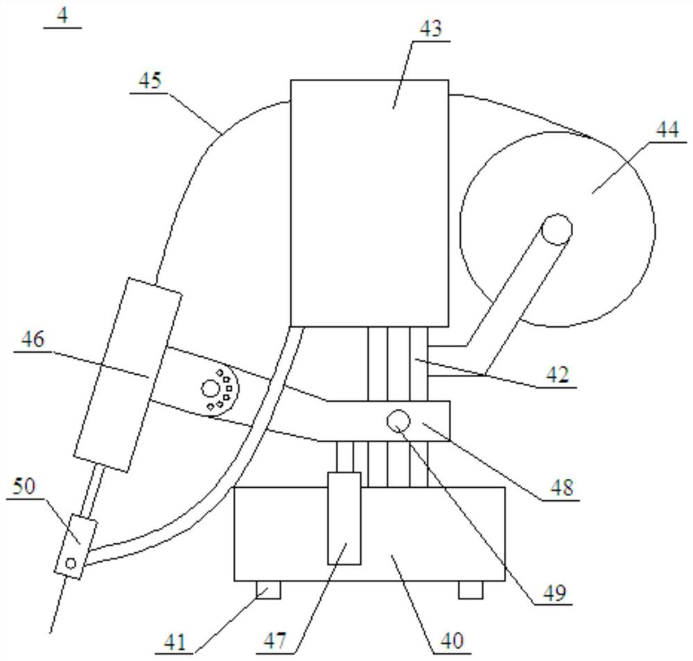 Ship bulkhead welding device