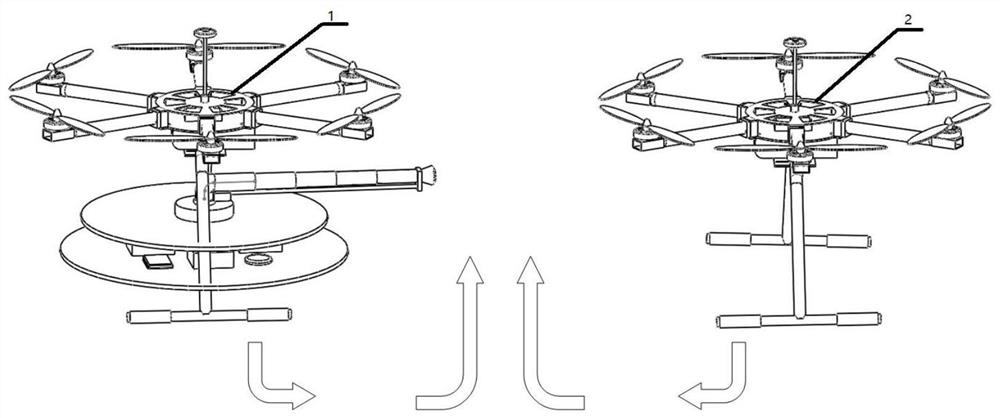 Pollution gas collection device based on unmanned aerial vehicle