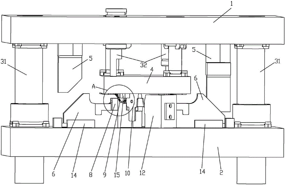 Scrap cutting mechanism