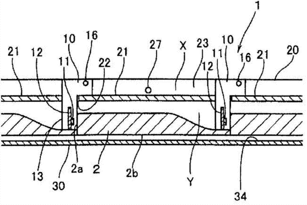 Attachment structure of lighting device