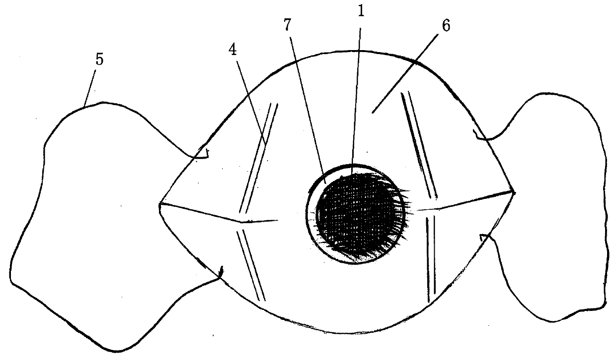 Infectious disease prevention and control mask with disinfection effect