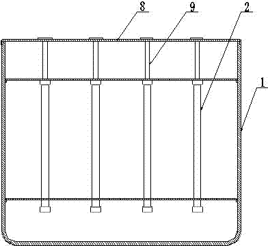 Ultrasonic peeling device for preparing graphene