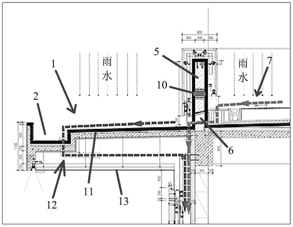 Dual-system roof drainage system