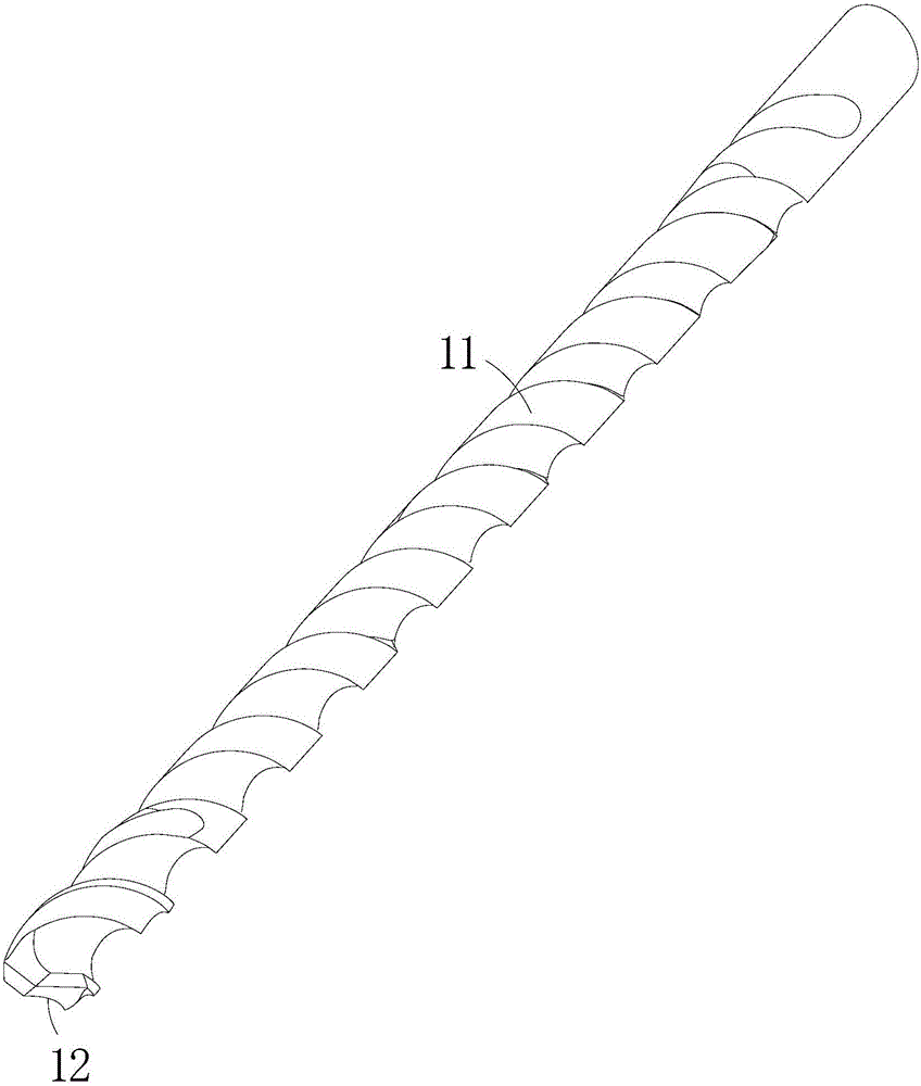 Micro three-wing bit and processing method thereof