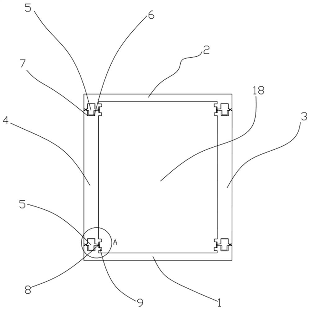 Fabricated prefabricated comprehensive pipe gallery and mounting method