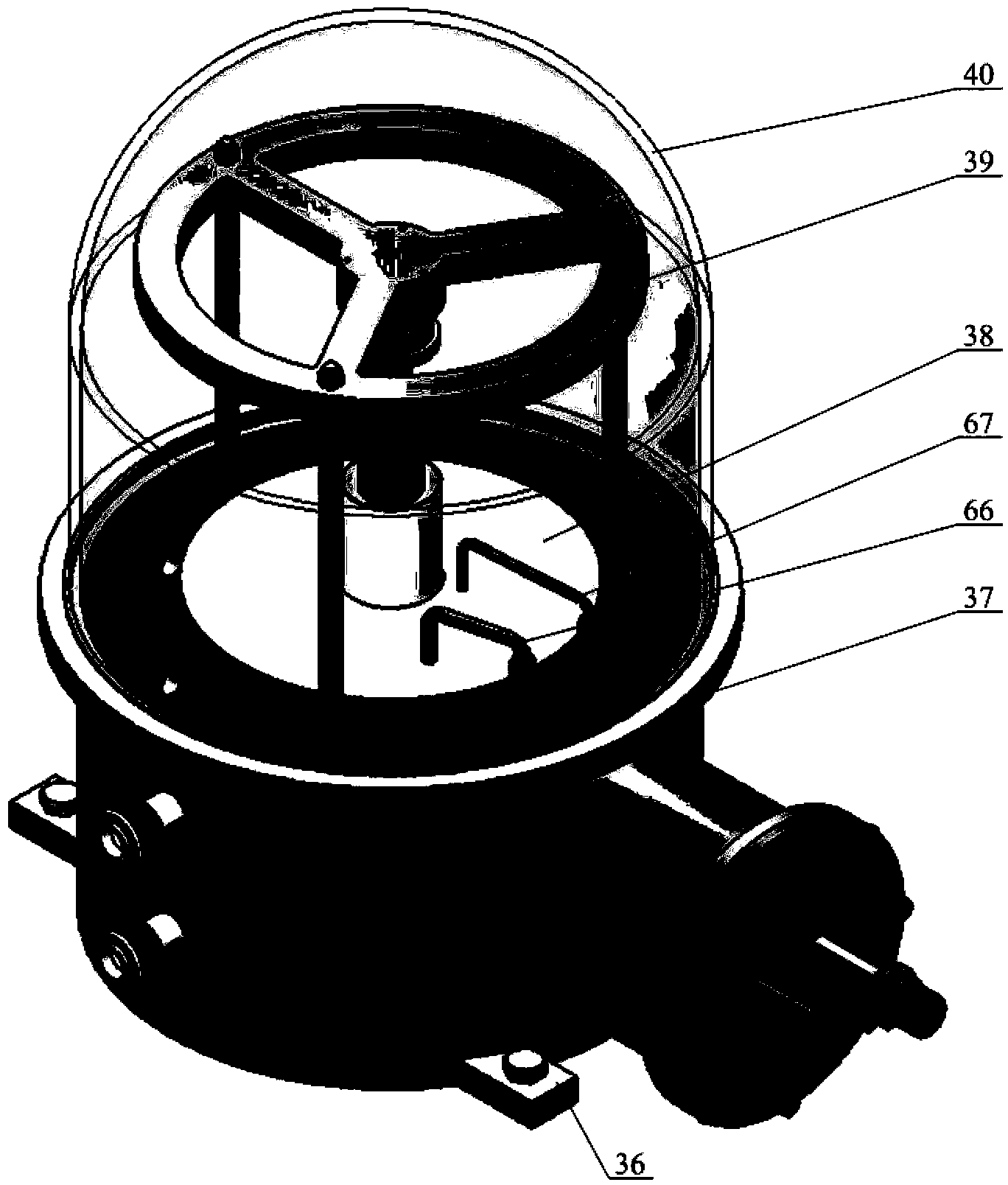 Contact thermal resistance measuring device capable of adjusting loading force and temperature within wide range