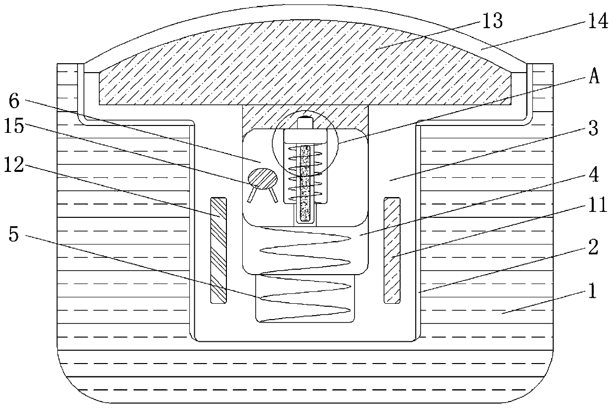 Intelligent traffic deceleration strip based on capacitance change