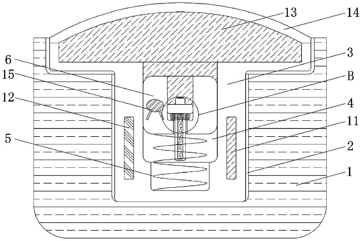 Intelligent traffic deceleration strip based on capacitance change